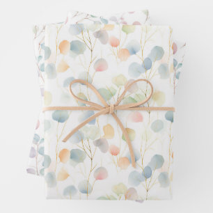 Colourful Eucalyptus Foliage  Wrapping Paper Sheet