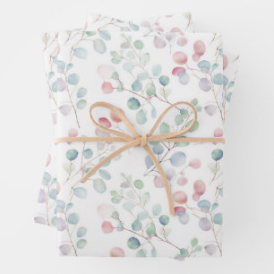 Colourful Eucalyptus Foliage  Wrapping Paper Sheet