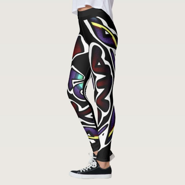 Colourful Events special Occasions ideas Leggings (Left)
