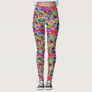 Colourful Exercise Leggings for Gym and Everyday