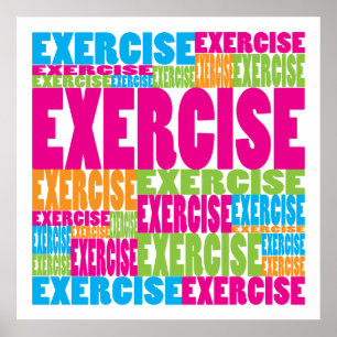 Colourful Exercise Poster