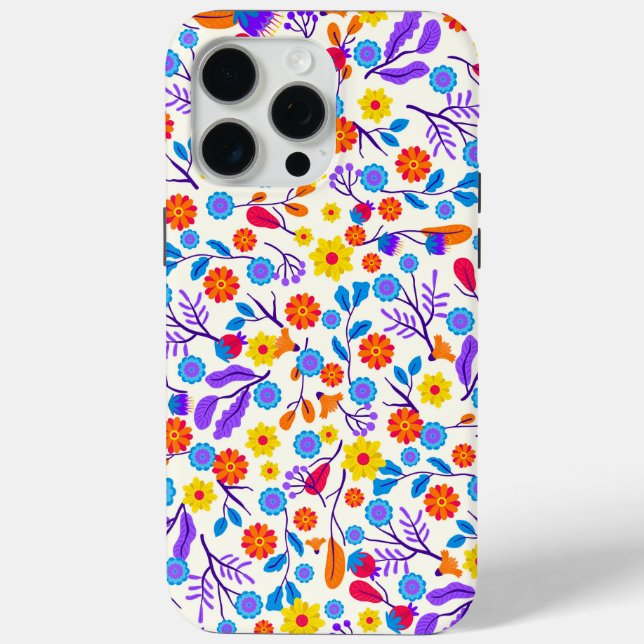 Colourful Exotic Floral Pattern-23146 Case-Mate iPhone Case (Back)