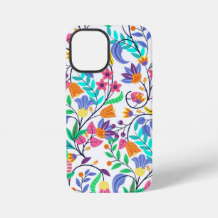 Colourful Exotic Floral Pattern iPhone 12 Mini Case