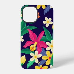 Colourful Exotic Flowers And Leaves Pattern-55667 iPhone 12 Pro Case
