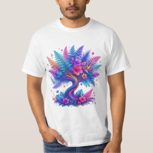 Colourful Exotic Garden T-Shirt