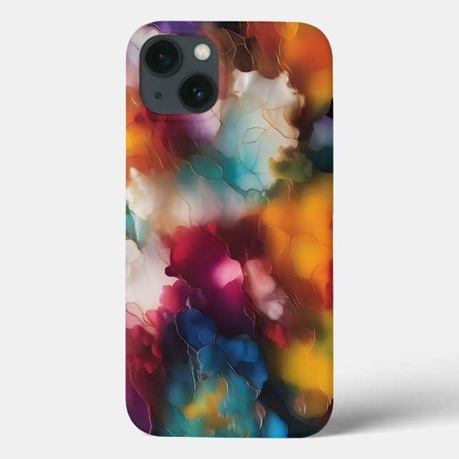 Colourful Explosion Alcohol Ink Case-Mate iPhone Case (Back)