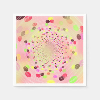 Colourful Explosion of Candy Dots Napkin