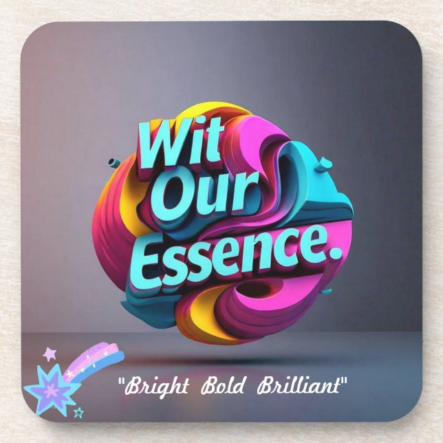 "Colourful Expression" Coaster (Front)