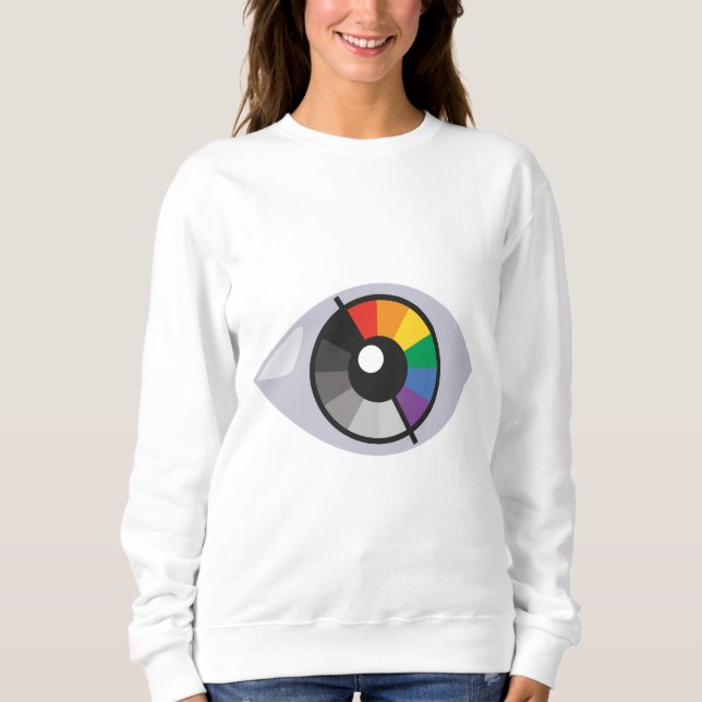 Colourful Eye of Diversity and Creativity Sweatshirt (Front)