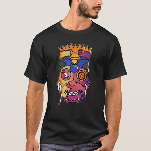 Colourful Face Max 1 Los Angeles T-Shirt (Front)