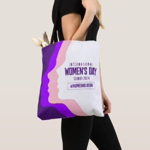 Colourful Faces International Women's Day March 8 Tote Bag