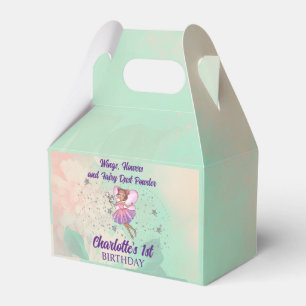 Colourful Fairy Birthday Favor Box