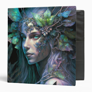 Colourful Fairy Fantasy Art 3 Ring Binder