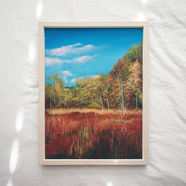 Colourful Fall Autumn Landscape Art Print (Creator Uploaded)
