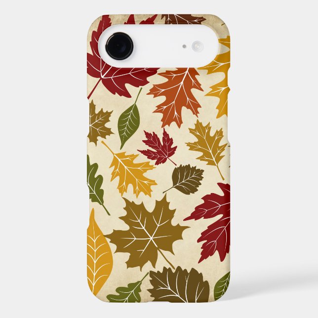 Colourful Fall Autumn Tree Leaves Pattern Case-Mate iPhone Case (Back)