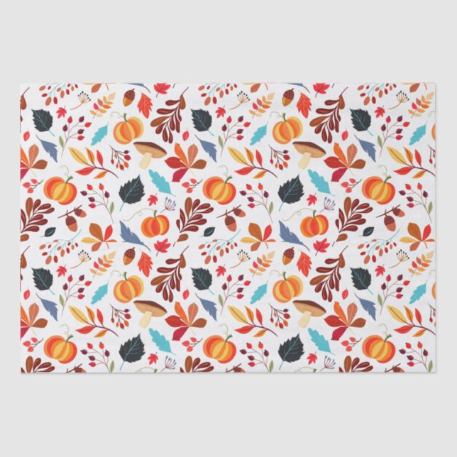Colourful Fall Favourites | Seasonal Tissue Paper (Front)