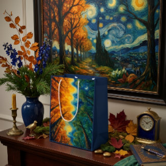 Colourful Fall Forest Gift Bag