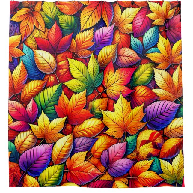 Colourful Fall Leaves (Front)