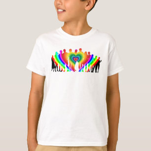 Colourful Family Love Boy's T-Shirt