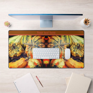 Colourful Fancy Gourds Close Up Personalized Desk Mat