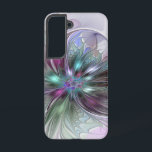 Colourful Fantasy Abstract Modern Fractal Flower Samsung Galaxy Case<br><div class="desc">Unique colourful and magical.
Design for your Samsung Galaxy S22 case and more.</div>