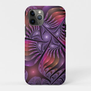 Colourful Fantasy Abstract Trippy Purple Fractal iPhone 11 Pro Case