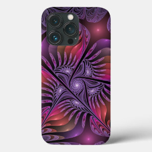 Colourful Fantasy Abstract Trippy Purple Fractal iPhone 13 Pro Case