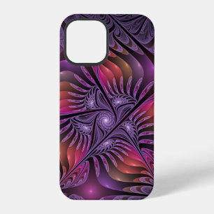 Colourful Fantasy Abstract Trippy Purple Fractal iPhone 12 Pro Case