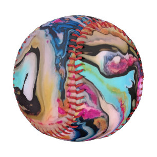 Colourful Fantasy Abstraction Baseball