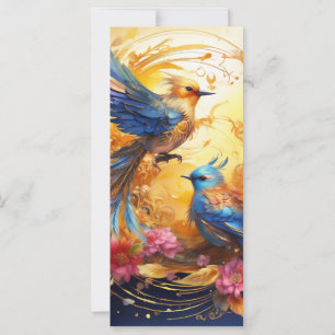 Colourful Fantasy Bird Art