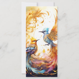 Colourful Fantasy Bird Art 