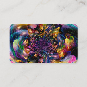 Colourful fantasy business card