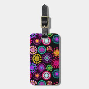 colourful fantasy ,edit background colour luggage tag