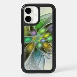 Colourful Fantasy Flower Modern Abstract Fractal