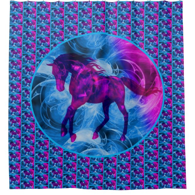 Colourful Fantasy Horse Animal   (Front)
