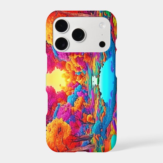 Colourful Fantasy Landscape (Back)