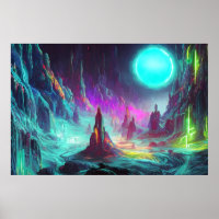 Colourful Fantasy Landscape | Alien World