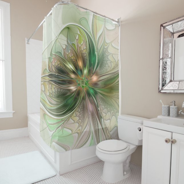 Colourful Fantasy Modern Abstract Fractal Flower (In Situ)