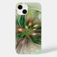 Colourful Fantasy Modern Abstract Fractal Flower
