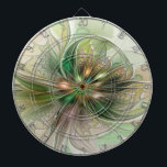 Colourful Fantasy Modern Abstract Fractal Flower Dartboard<br><div class="desc">A colourful and magical fantasy flower.
Design for your dartboad and more.</div>
