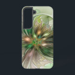 Colourful Fantasy Modern Abstract Fractal Flower Samsung Galaxy Case<br><div class="desc">Unusual colourful and magical fantasy flower.
Design for your Samsung Galaxy S22 case and more.</div>