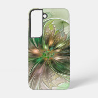 Colourful Fantasy Modern Abstract Fractal Flower