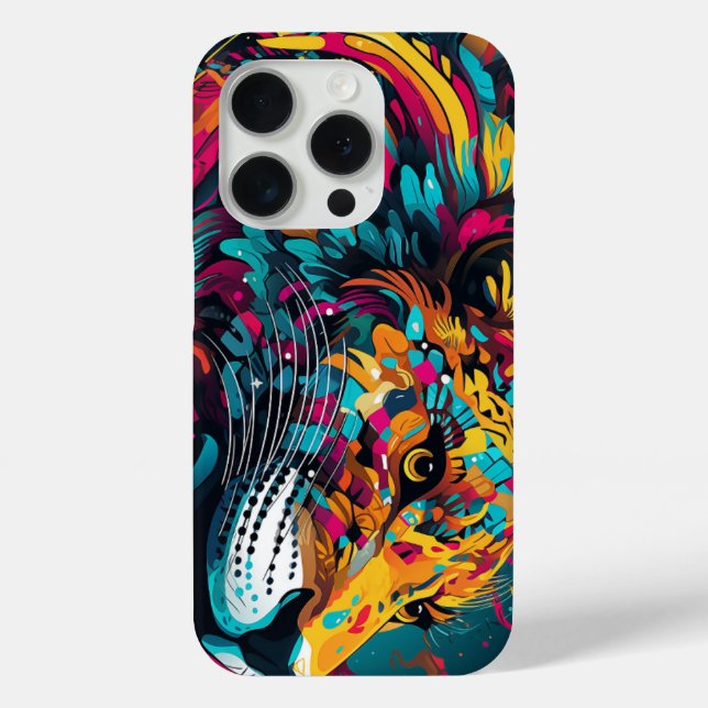 Colourful fantasy tiger  Case-Mate iPhone case (Back)