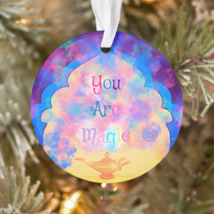 Colourful Fantasy You are Magic with Magic Lantern Ornament