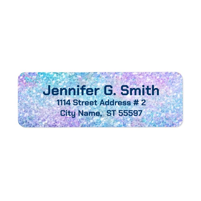 Colourful Faux Glitter And Sparkles (Front)