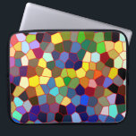 Colourful Faux Stained Glass Look Laptop Sleeve<br><div class="desc">Colourful faux stained glass look. If you need any help customizing any of my designs,  contact ArtOnWear designer. Free text formatting with live help available by request.</div>