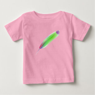 Colourful Feather Baby Tee