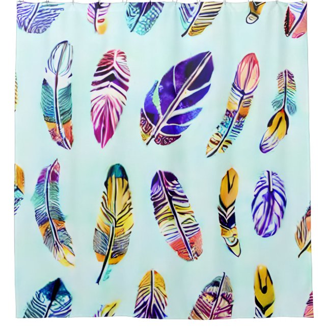 Colourful Feather Pattern (Front)
