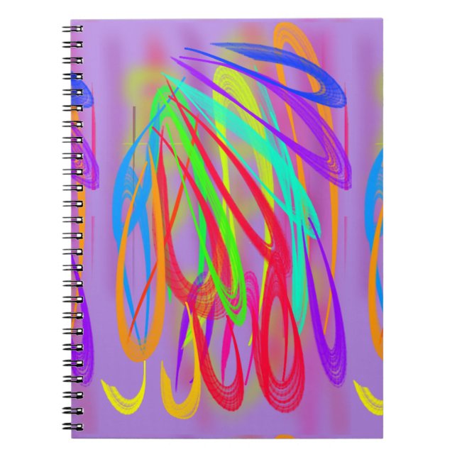 Colourful Feathers Notebook (Front)