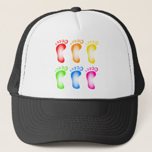 Colourful Feet Trucker Hat